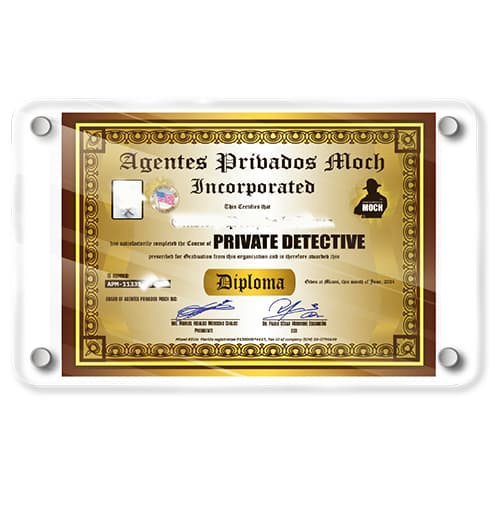 Private detective diploma